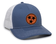 Load image into Gallery viewer, TN Tristar Leather Patch Hat
