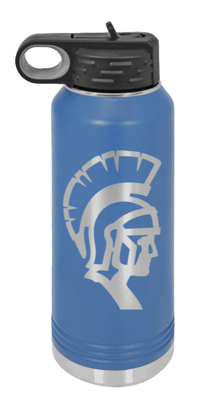White County High School TN Spartan - 32oz Water Bottle Laser Engraved- Royal Blue