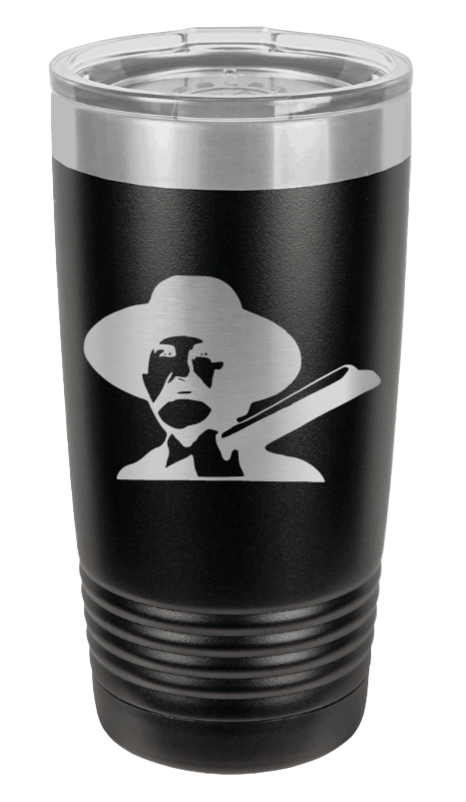 Tombstone Hells Comin' Laser Engraved Tumbler (Etched)