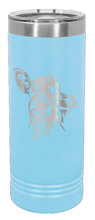 Load image into Gallery viewer, Cow Laser Engraved Skinny Tumbler (Etched)

