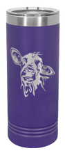 Load image into Gallery viewer, Cow Laser Engraved Skinny Tumbler (Etched)
