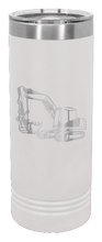 Load image into Gallery viewer, Excavator Laser Engraved Skinny Tumbler (Etched)
