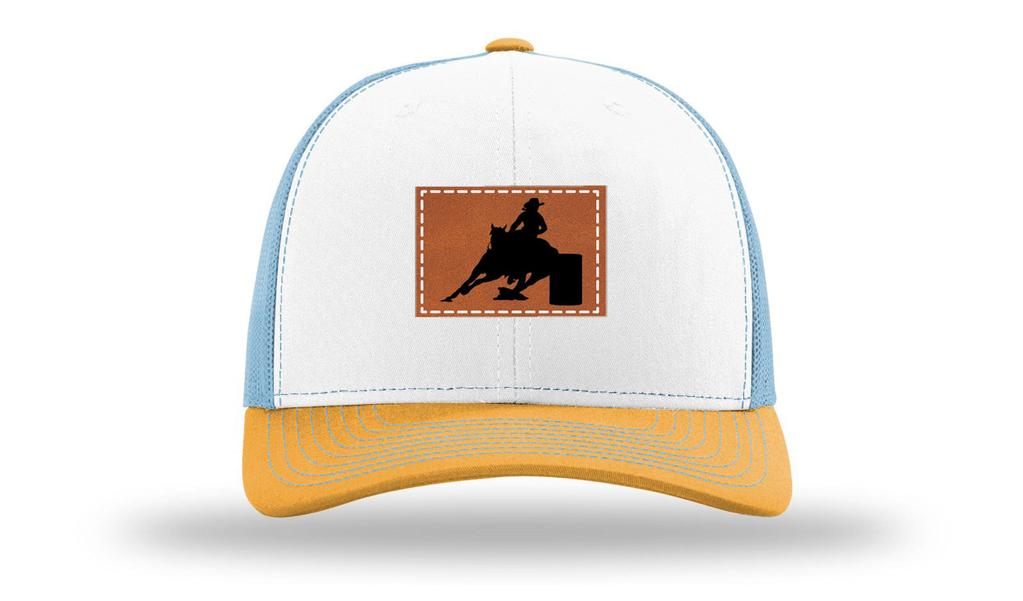 Barrel Racer Leather Patch Richardson 112 Hat
