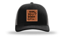 Load image into Gallery viewer, Ride More Worry Less Leather Patch Richardson 112 Hat