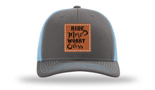 Load image into Gallery viewer, Ride More Worry Less Leather Patch Richardson 112 Hat