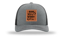 Load image into Gallery viewer, Ride More Worry Less Leather Patch Richardson 112 Hat