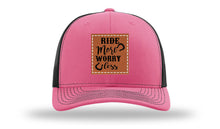 Load image into Gallery viewer, Ride More Worry Less Leather Patch Richardson 112 Hat