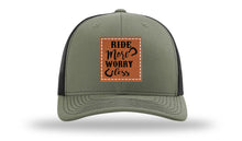 Load image into Gallery viewer, Ride More Worry Less Leather Patch Richardson 112 Hat