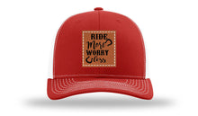 Load image into Gallery viewer, Ride More Worry Less Leather Patch Richardson 112 Hat