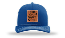 Load image into Gallery viewer, Ride More Worry Less Leather Patch Richardson 112 Hat