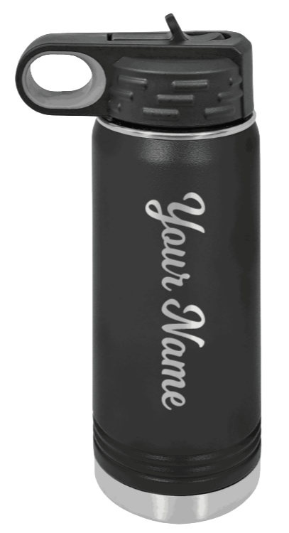 20oz Water Bottle  with Your Name Laser Engraved