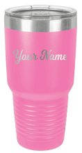 Load image into Gallery viewer, 30oz Tumbler with Your Name Laser Engraved
