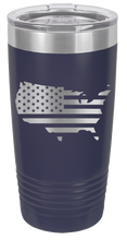 Load image into Gallery viewer, USA Flag Cutout - 20oz Tumbler