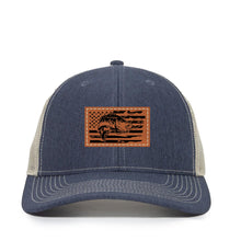 Load image into Gallery viewer, Bass Flag Leather Patch Hat

