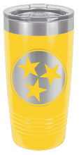 Load image into Gallery viewer, Tennessee Tri-Star Laser Engraved Tumbler (Etched)
