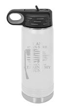 Load image into Gallery viewer, 1776% Sure No One Will Be Taking My Guns Water Bottle Laser Engraved ( Ethched)
