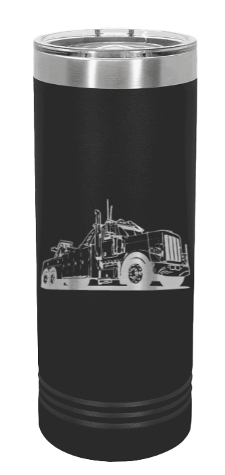 Tow Truck 2 Laser Engraved Skinny Tumbler (Etched)