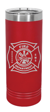 Load image into Gallery viewer, Fire Fighter Laser Engraved Skinny Tumbler (Etched)
