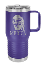 Load image into Gallery viewer, Abe &#39;Merica Laser Engraved Mug (Etched)
