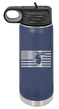 Load image into Gallery viewer, Eagle Flag 1 Laser Engraved Water Bottle (Etched)
