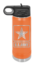 Load image into Gallery viewer, U.S. Army Laser Engraved Water Bottle (Etched)

