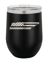 Load image into Gallery viewer, Tennessee Flag Laser Engraved Wine Tumbler (Etched)
