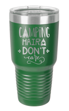Load image into Gallery viewer, Camping Hair Don&#39;t Care Laser Engraved Tumbler (Etched)
