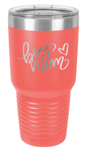 Load image into Gallery viewer, Boy Mom with Heart Laser Engraved Tumbler (Etched)
