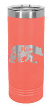 Load image into Gallery viewer, Mama Bear Floral Laser Engraved Skinny Tumbler (Etched)
