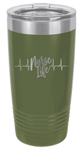 Load image into Gallery viewer, Nurse Life Laser Engraved Tumbler (Etched)

