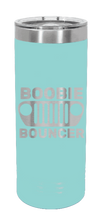 Load image into Gallery viewer, Boobie Bouncer Laser Engraved Skinny Tumbler (Etched)
