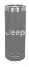Load image into Gallery viewer, Jeep Laser Engraved Skinny Tumbler (Etched)
