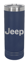 Load image into Gallery viewer, Jeep Laser Engraved Skinny Tumbler (Etched)
