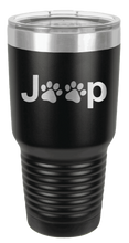 Load image into Gallery viewer, Jeep Paws Laser Engraved Tumbler
