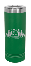 Load image into Gallery viewer, Mountains Laser Engraved Skinny Tumbler (Etched)
