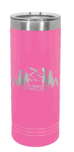 Load image into Gallery viewer, Mountains Laser Engraved Skinny Tumbler (Etched)
