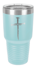 Load image into Gallery viewer, Cross Nails Laser Engraved Tumbler (Etched)*
