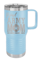 Load image into Gallery viewer, Proud U.S. Army Mom Laser Engraved Mug (Etched)
