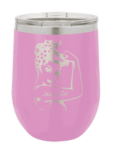 Load image into Gallery viewer, Jeep Girl Laser Engraved  Wine Tumbler (Etched)
