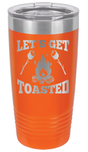 Load image into Gallery viewer, Let&#39;s Get Toasted Laser Engraved Tumbler (Etched)
