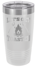 Load image into Gallery viewer, Let&#39;s Get Toasted Laser Engraved Tumbler (Etched)
