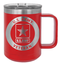 Load image into Gallery viewer, Army Veteran Laser Engraved Mug (Etched)
