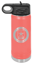 Load image into Gallery viewer, Army Veteran Laser Engraved Water Bottle (Etched)
