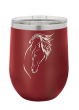 Load image into Gallery viewer, Horse 2 Laser Engraved Wine Tumbler (Etched)
