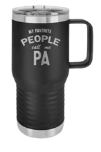 Load image into Gallery viewer, My Favorite People Call me Pa Laser Engraved Mug (Etched) -Customizable
