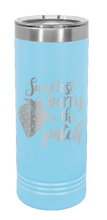 Load image into Gallery viewer, Sweetest Berry In The Patch Laser Engraved Skinny Tumbler (Etched)
