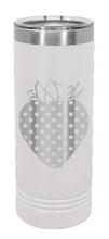 Load image into Gallery viewer, Strawberry Laser Engraved Skinny Tumbler (Etched)

