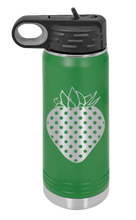 Load image into Gallery viewer, Strawberry Laser Engraved Water Bottle (Etched)

