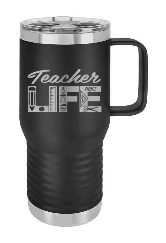 Teacher Life Laser Engraved Mug (Etched)
