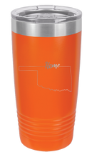 Load image into Gallery viewer, Oklahoma Home Laser Engraved Tumbler (Etched)
